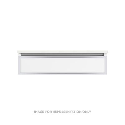 Robern - Profiles Vanity, 36X7.5X18, Plumbing Drawer, Selectable Night Light
