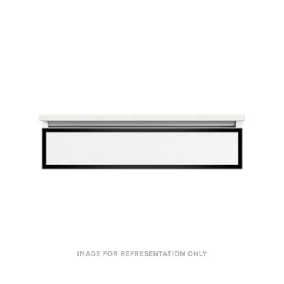 Robern - Profiles Vanity, 36X7.5X18, Plumbing Drawer, Selectable Night Light