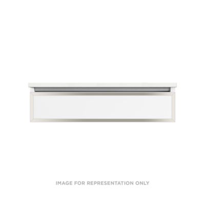 Robern - Profiles Vanity, 36X7.5X21, Tip Out Drawer, Selectable Night Light