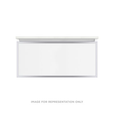 Robern - Profiles Vanity, 36X15X21, Full Drawer, Selectable Night Light