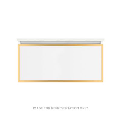 Robern - Profiles Vanity, 36X15X21, Full Drawer, Selectable Night Light