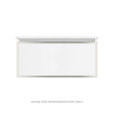 Robern - Profiles Vanity, 36X15X21, Plumbing Drawer, Selectable Night Light