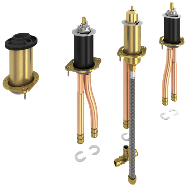 Delta - Classic Roman Tub With Hand Shower Rough With Hand Shower- Pex Cold Expansion