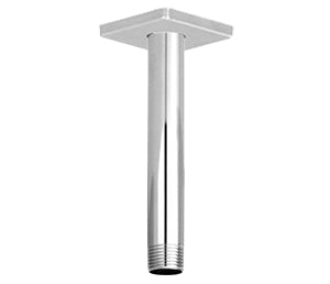 Baril - 6 Inch ceiling mounted shower arm with flange