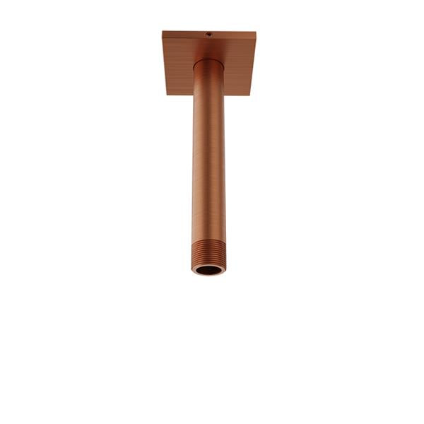 Baril - 6 Inch ceiling mounted shower arm with flange