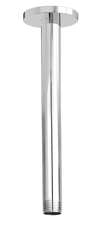Baril - 9 Inch ceiling mounted shower arm with flange