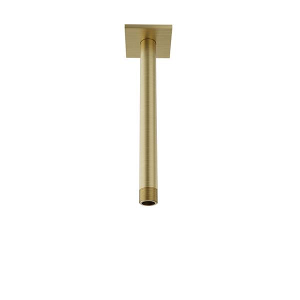 Baril - 9 Inch ceiling mounted shower arm with flange