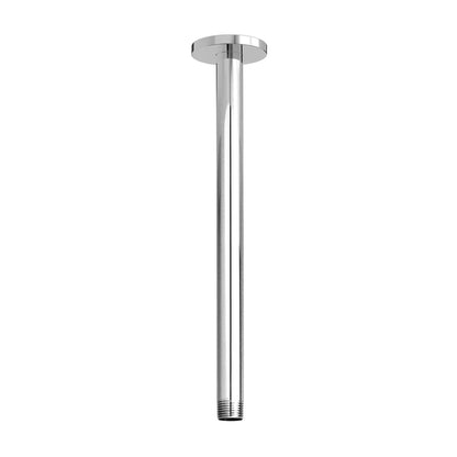 Baril - 12 Inch ceiling mounted shower arm with flange