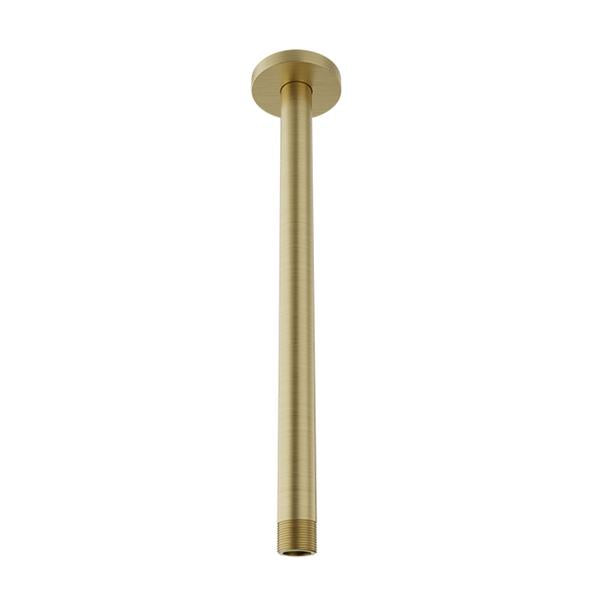 Baril - 12 Inch ceiling mounted shower arm with flange
