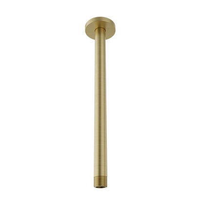 Baril - 12 Inch ceiling mounted shower arm with flange