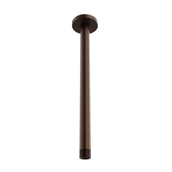 Baril - 12 Inch ceiling mounted shower arm with flange