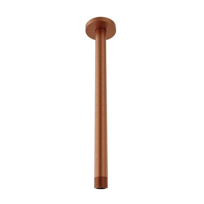 Baril - 12 Inch ceiling mounted shower arm with flange