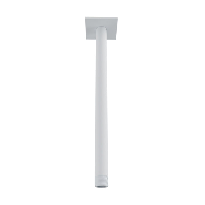 Baril - 12 Inch ceiling mounted shower arm, square flange