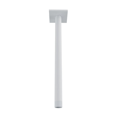 Baril - 12 Inch ceiling mounted shower arm, square flange