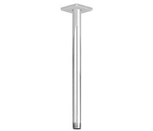 Baril - 12 Inch ceiling mounted shower arm, square flange