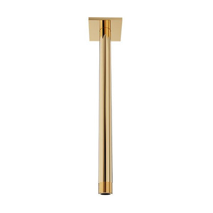 Baril - 12 Inch ceiling mounted shower arm, square flange