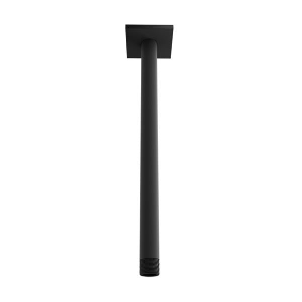 Baril - 12 Inch ceiling mounted shower arm, square flange