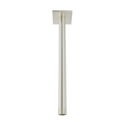 Baril - 12 Inch ceiling mounted shower arm, square flange