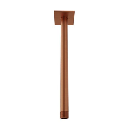 Baril - 12 Inch ceiling mounted shower arm, square flange