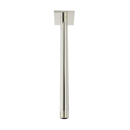 Baril - 12 Inch ceiling mounted shower arm, square flange