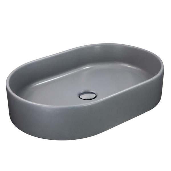 Nantucket Sinks -  Italian Fireclay Vanity Sink - Concrete