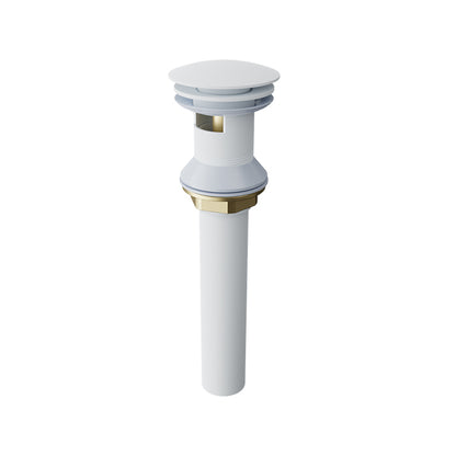 Baril - Push-button pop-up drain for lavatory with overflow