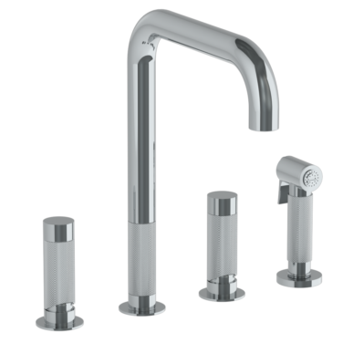 Watermark - Tod 4 Hole Kitchen Set with Side Spray