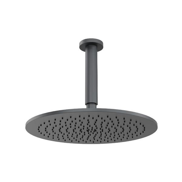 Flusso - 12 Inch Rain Head with 6 Inch Ceiling Mount Arm