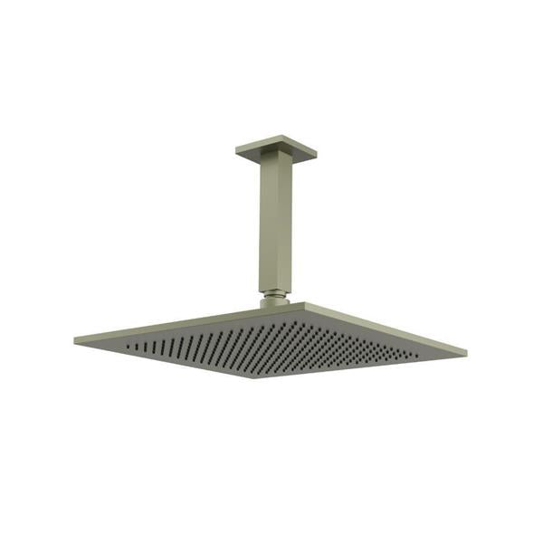 Flusso - 12 Inch Rain Head with 6 Inch Ceiling Mount Arm