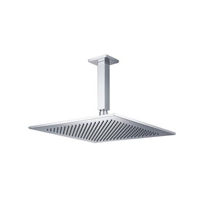 Flusso - 12 Inch Rain Head with 6 Inch Ceiling Mount Arm