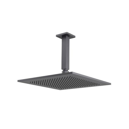 Flusso - 12 Inch Rain Head with 6 Inch Ceiling Mount Arm