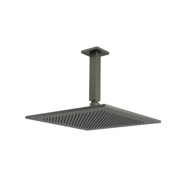 Flusso - 12 Inch Rain Head with 6 Inch Ceiling Mount Arm