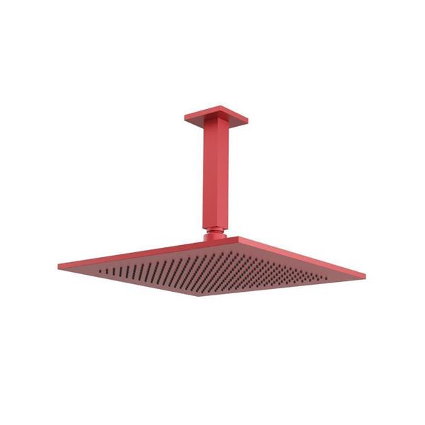 Flusso - 12 Inch Rain Head with 6 Inch Ceiling Mount Arm