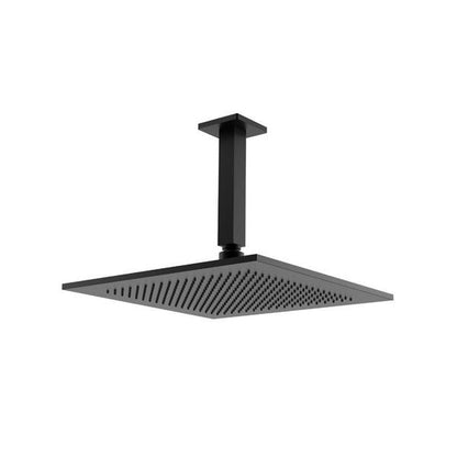 Flusso - 12 Inch Rain Head with 6 Inch Ceiling Mount Arm
