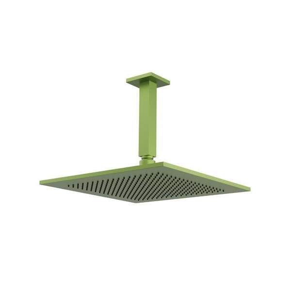 Flusso - 12 Inch Rain Head with 6 Inch Ceiling Mount Arm