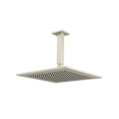 Flusso - 12 Inch Rain Head with 6 Inch Ceiling Mount Arm