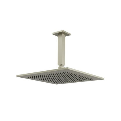 Flusso - 12 Inch Rain Head with 6 Inch Ceiling Mount Arm