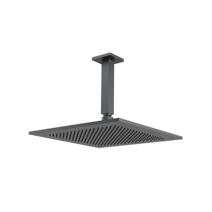 Flusso - 12 Inch Rain Head with 6 Inch Ceiling Mount Arm
