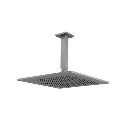 Flusso - 12 Inch Rain Head with 6 Inch Ceiling Mount Arm