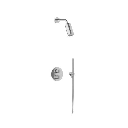 Flusso - Two Output Shower Set With Shower Head And Hand Held