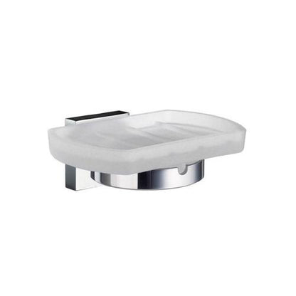 Smedbo - House Holder With Frosted Glass Soap Dish