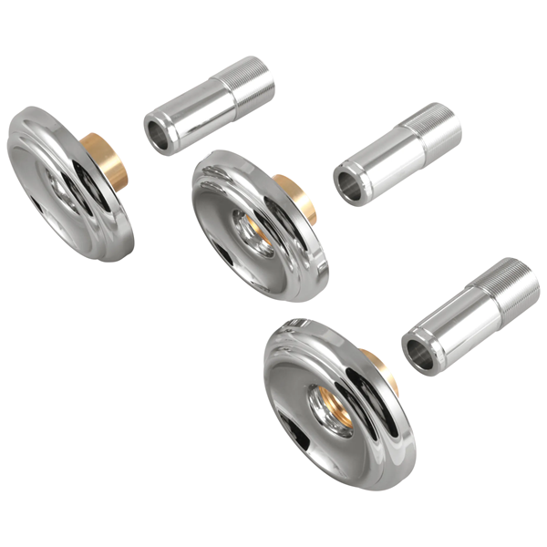 Delta - Escutcheons & Sleeves (3) - 3H Tub & Shower