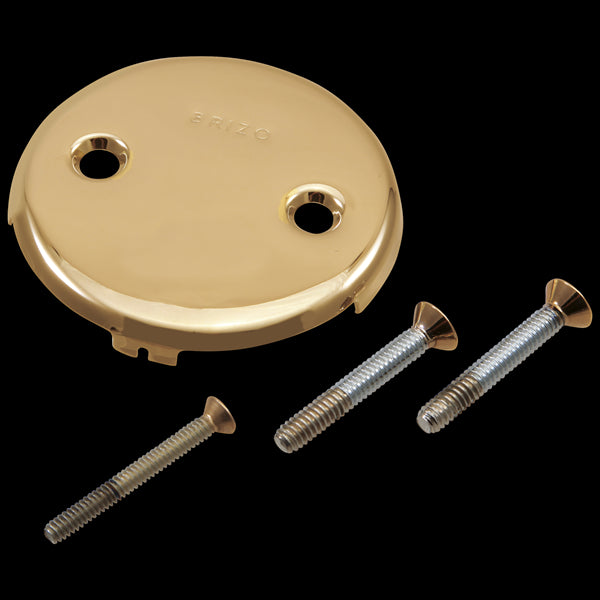 Brizo - Toe-Operated Overflow Plate With Screws