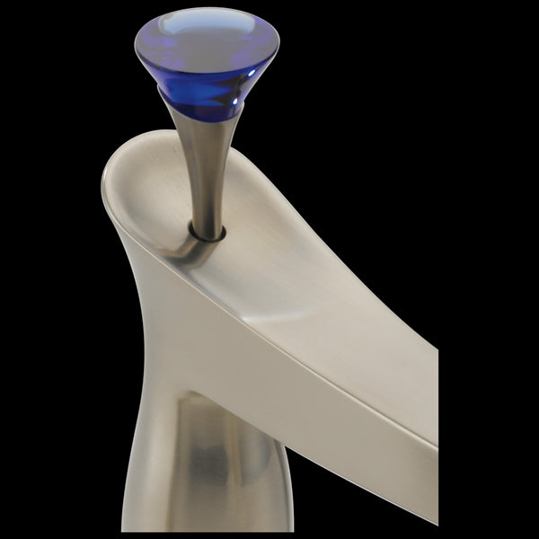 Brizo - RSVP Blue Glass Finial - Roman Tub