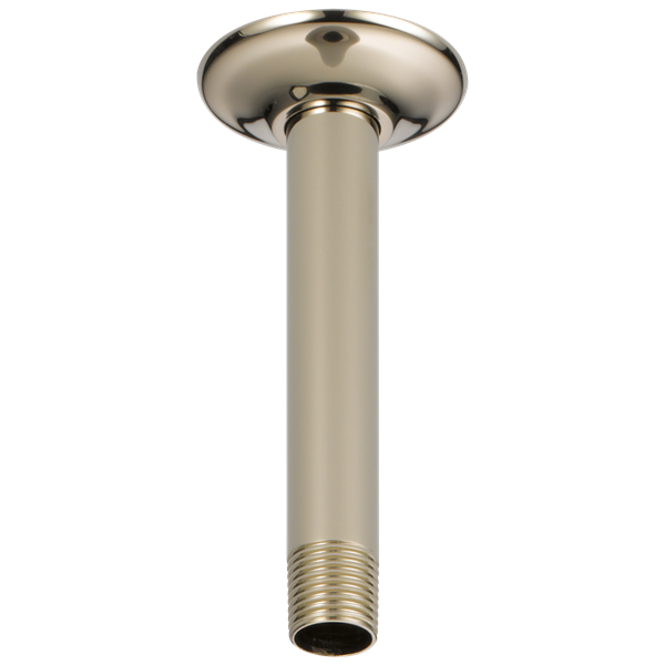 Brizo - Essential Shower 6 Inch Ceiling Mount Shower Arm And Round Flange