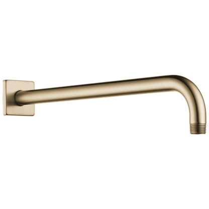 Brizo - Essential Shower 16 Inch Linear Square Wall Mount Shower Arm And Flange