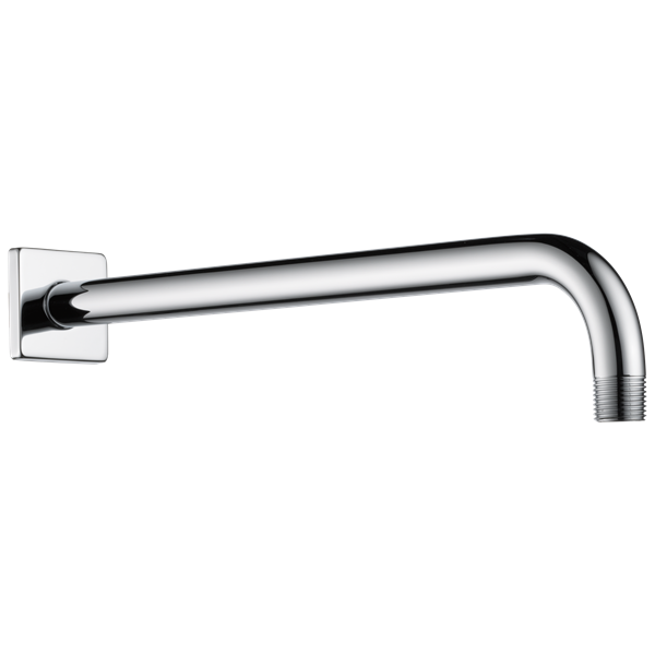 Brizo - Essential Shower 16 Inch Linear Square Wall Mount Shower Arm And Flange