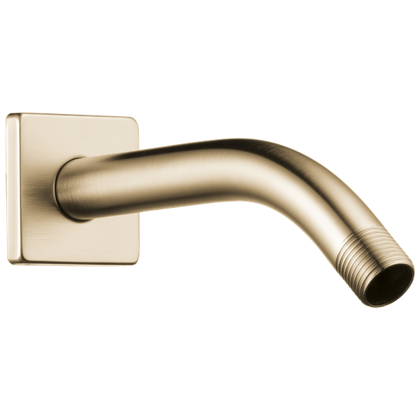 Brizo - Essential Shower 7 Inch Linear Square Wall Mount Shower Arm And Flange