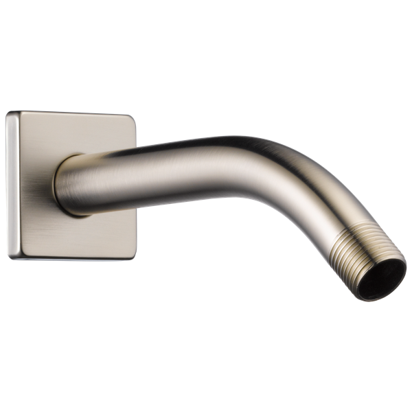 Brizo - Essential Shower 7 Inch Linear Square Wall Mount Shower Arm And Flange