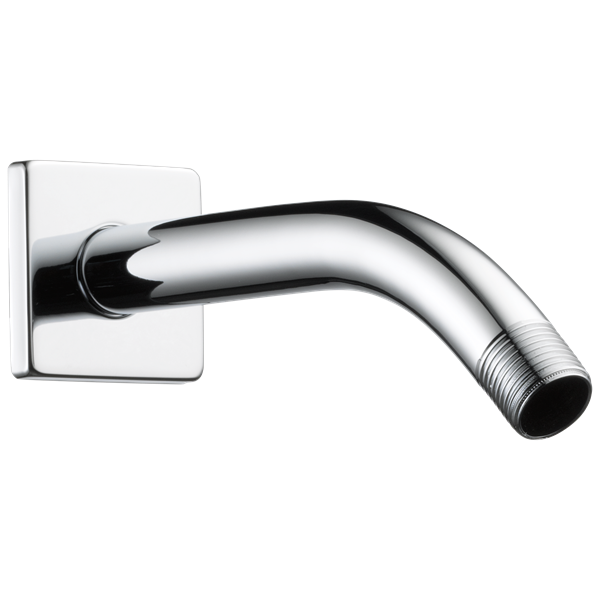 Brizo - Essential Shower 7 Inch Linear Square Wall Mount Shower Arm And Flange